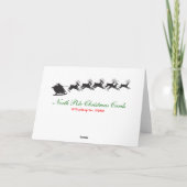 Rudolf the Reindeer Feiertagskarte (Rückseite)