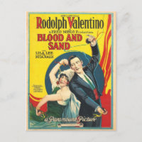 Rudolf Valentino Blood Sand Poster