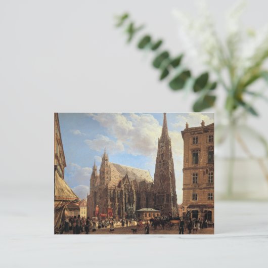 Rudolf von Alt Stephansdom in Wien Postkarte (Stehend Vorderseite)