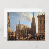 Rudolf von Alt Stephansdom in Wien Postkarte (Vorne/Hinten)