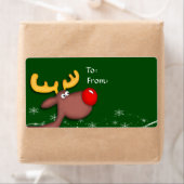 Rudolf Weihnachtsgeschenk-Tag (Insitu)