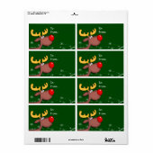 Rudolf Weihnachtsgeschenk-Tag (Vorne)