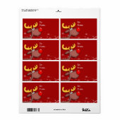 Rudolf Weihnachtsgeschenk-Tag (Vorne)