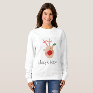 Rudolf-Weihnachtspullover Sweatshirt