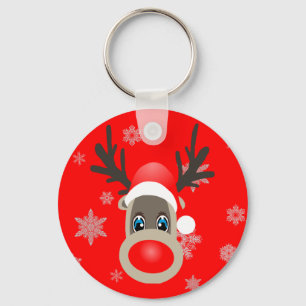 Rudolf - Weihnachtsren Schlüsselanhänger