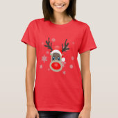 Rudolf - Weihnachtsren T-Shirt (Vorderseite)