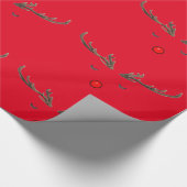 Rudolph 2 Wrapping Paper Geschenkpapier (Ecke)