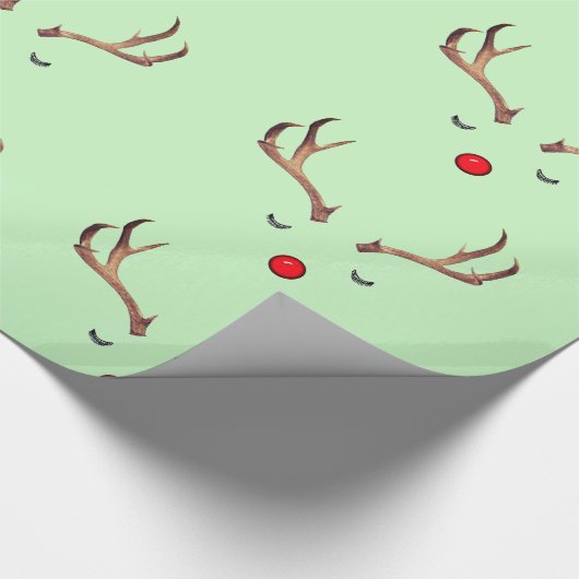 Rudolph 6 Wrapping Paper Geschenkpapier (Ecke)