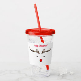 Rudolph Acrylic Tumbler Acryltrinkbecher
