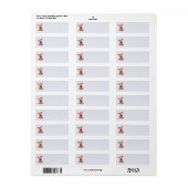 Rudolph Address Labels (Vorne)