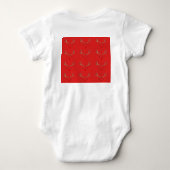 Rudolph Baby Bodysuit Strampler (Rückseite)