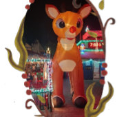 Rudolph bei Burgers By the Bridge Pappteller