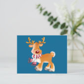rudolph Cartoon Postkarte (Stehend Vorderseite)