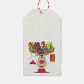 Rudolph Christmas Gifts Reindeer Geschenkanhänger (Rückseite)