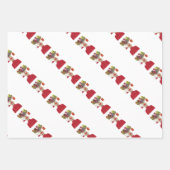 Rudolph Christmas Gifts Reindeer Geschenkpapier Set (Vorderseite 3)