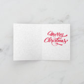 Rudolph Christmas Grußkarte Feiertagskarte (Innenseite)