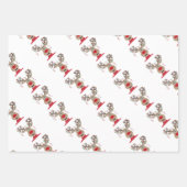 Rudolph Christmas Lights Reindeer Geschenkpapier Set (Vorderseite 3)