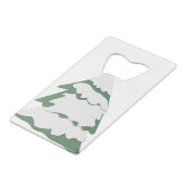 Rudolph Christmas Tree 1 (Remix) Geldbeutel Flaschenöffner (Rückseite Schrägansicht)