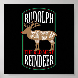 Rudolph Das Rote Fleischrentier Poster