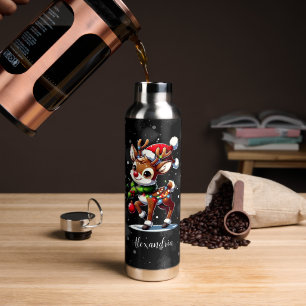 Rudolph Das Rote Nasen Rentier Weihnachten Trinkflasche