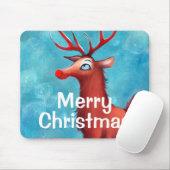 Rudolph der Rotnasen-Rentiere Mousepad (Mit Mouse)