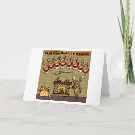 Rudolph Feiertagskarte (Vorderseite)