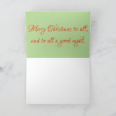 Rudolph?! Feiertagskarte (Innenseite)