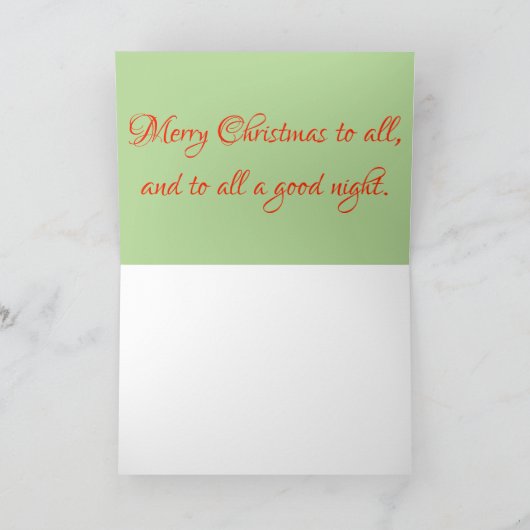 Rudolph?! Feiertagskarte (Innenseite)