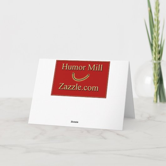 Rudolph Feiertagskarte (Rückseite)