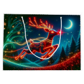 Rudolph Gift Bag Große Geschenktüte (Rückseite)