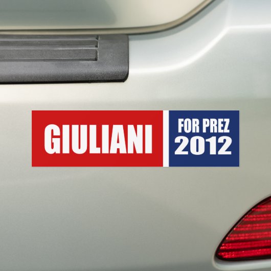 RUDOLPH GIULIANI 2012 AUTOAUFKLEBER (Auf Auto)