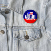 Rudolph Giuliani für Präsidenten 08 Knopf Button (Beispiel)