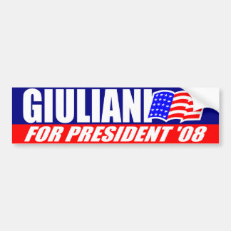 Rudolph Giuliani für Präsidenten Autoaufkleber