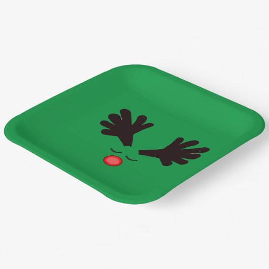 Rudolph Green Paper Plate Pappteller (Gewinkelt)