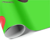 Rudolph Green Wrapping Paper Geschenkpapier (Rolleneckpunkt)