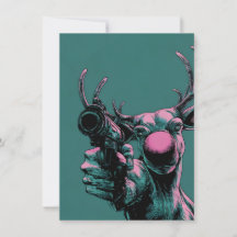 Rudolph hat eine Waffe Lustige Erwachsene Weihnach