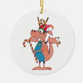 Rudolph hat Wettbewerb Keramik Ornament