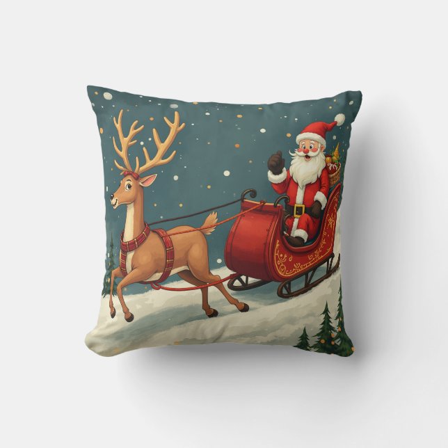 Rudolph-Hirschpolster Kissen (Vorderseite)