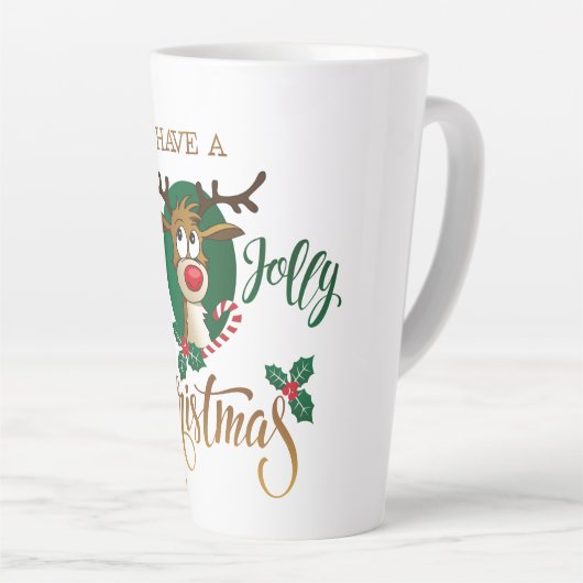 Rudolph Holly Jolly Christmas Milchtasse (Rechte Ecke)