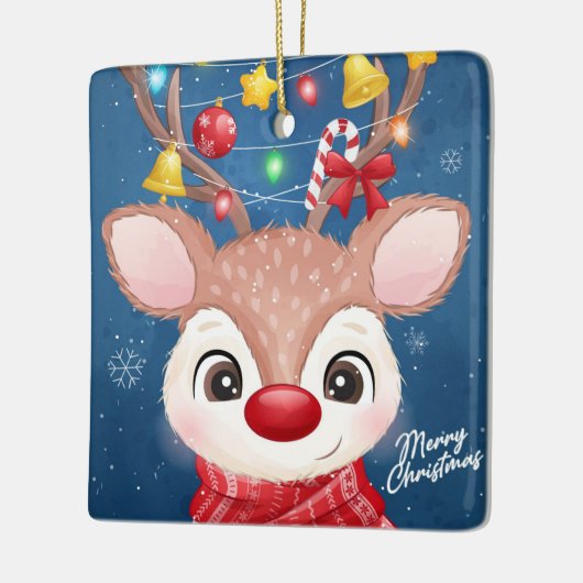 Rudolph Keramik Ornament (Links)