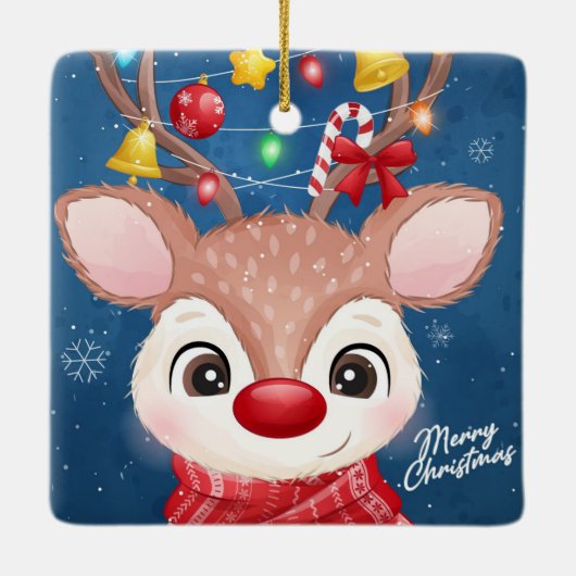 Rudolph Keramik Ornament (Rückseite)