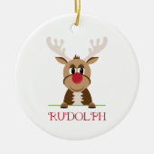 Rudolph Keramik Ornament (Vorne)