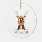Rudolph Keramik Ornament (Links)