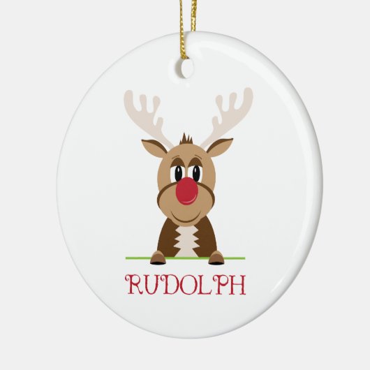 Rudolph Keramik Ornament (Links)