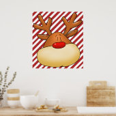 Rudolph-Kopfposter Poster (Küche)