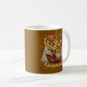 Rudolph liebt Santa Kaffeetasse (VorderseiteRechts)