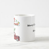 Rudolph Merry Christmas - Personalized Mug Kaffeetasse (Mittel)