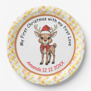 Rudolph mit der roten Nase Pappteller
