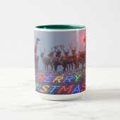Rudolph not a word Christmas Mug AI Used Tasse (Zentrum)