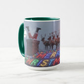 Rudolph not a word Christmas Mug AI Used Tasse (Vorderseite Links)